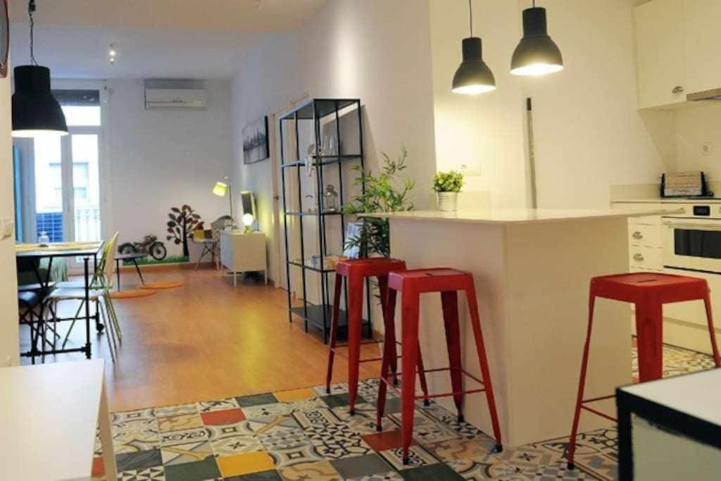 Calm Modern Apartment Barcelona Buitenkant foto